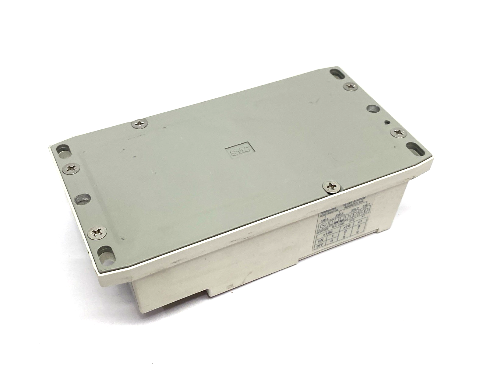 SMC EX500-GPR1A PROFIBUS Serial Interface IO Unit, 64/64 MISSING FRONT SCREWS - Maverick Industrial Sales