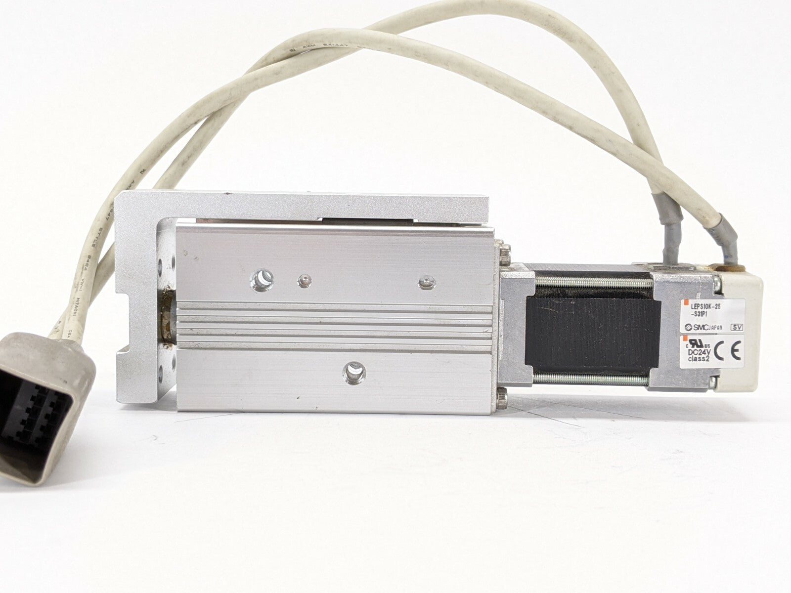 LEPS10K-25-S31P1 | SMC Electric Actuator 25mm Stroke 24VDC Class 2 - Used - Maverick Industrial Sales