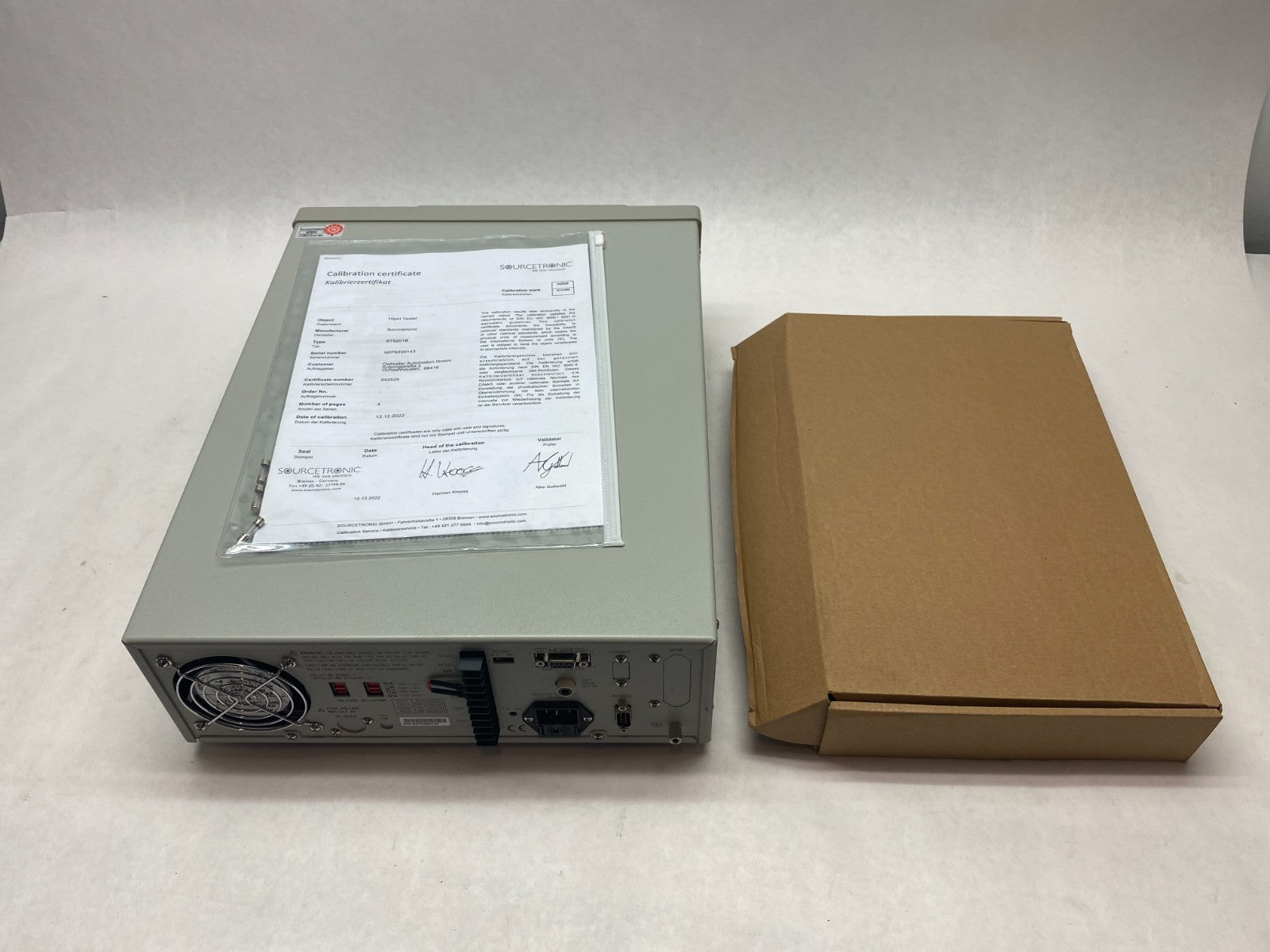Sourcetronic ST9201B High Voltage Tester 5000VAC/6000VDC - Maverick Industrial Sales