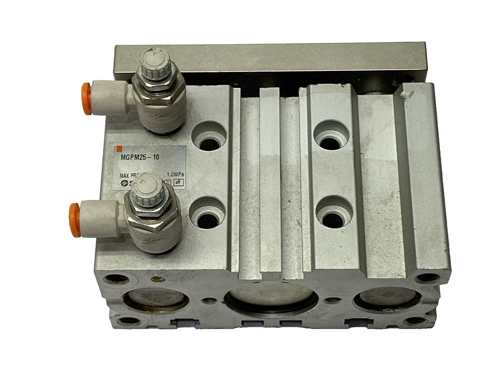 SMC MGPM25-10 Compact Pneumatic Guide Cylinder - Maverick Industrial Sales