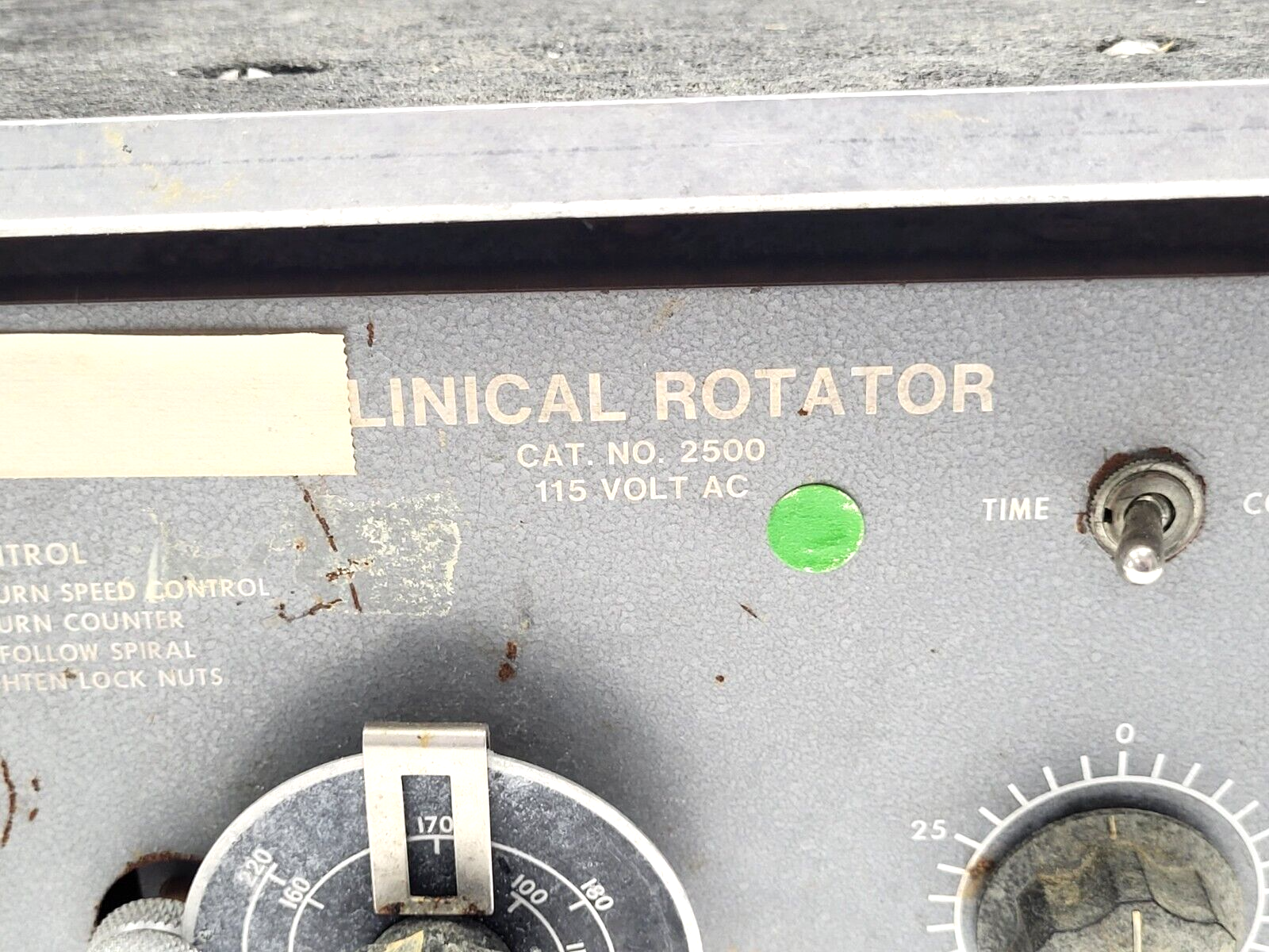 Eberbach 2500 Clinical Rotator Variable Speed Settings and Timer - Maverick Industrial Sales