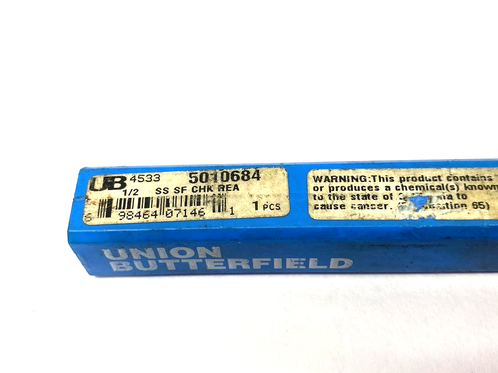 Union Butterfield 5010684 Bright Coated High Speed Steel Chucking Reamer, 1/2" D - Maverick Industrial Sales