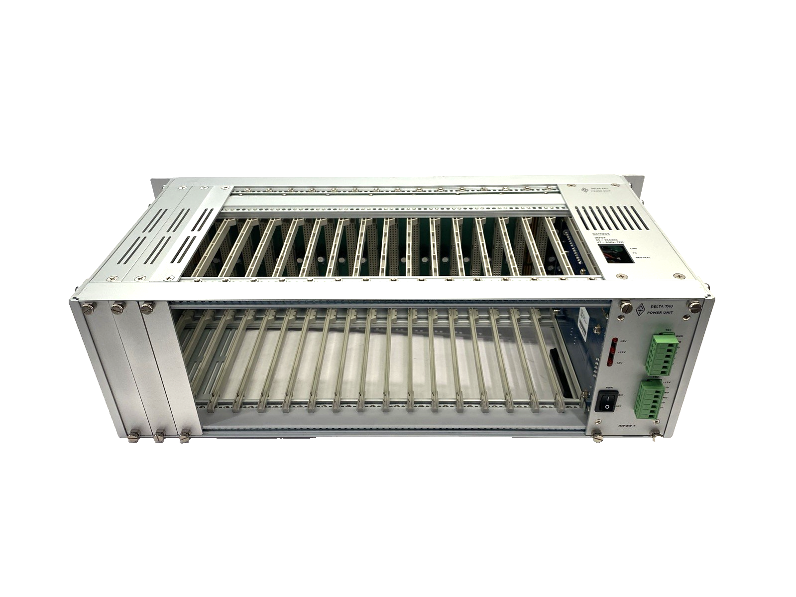 Delta Tau DT9A00-00-0007-00-SETA P/PMAC Chassis, 18 Slot Rack & Power Supply - Maverick Industrial Sales