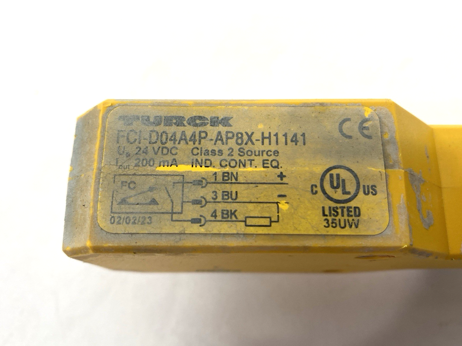 FCI-D04A4P-AP8X-H1141 | Turck Class 2 Inline Flow Control Sensor 24VDC 6870640 - For parts or not working - Maverick Industrial Sales