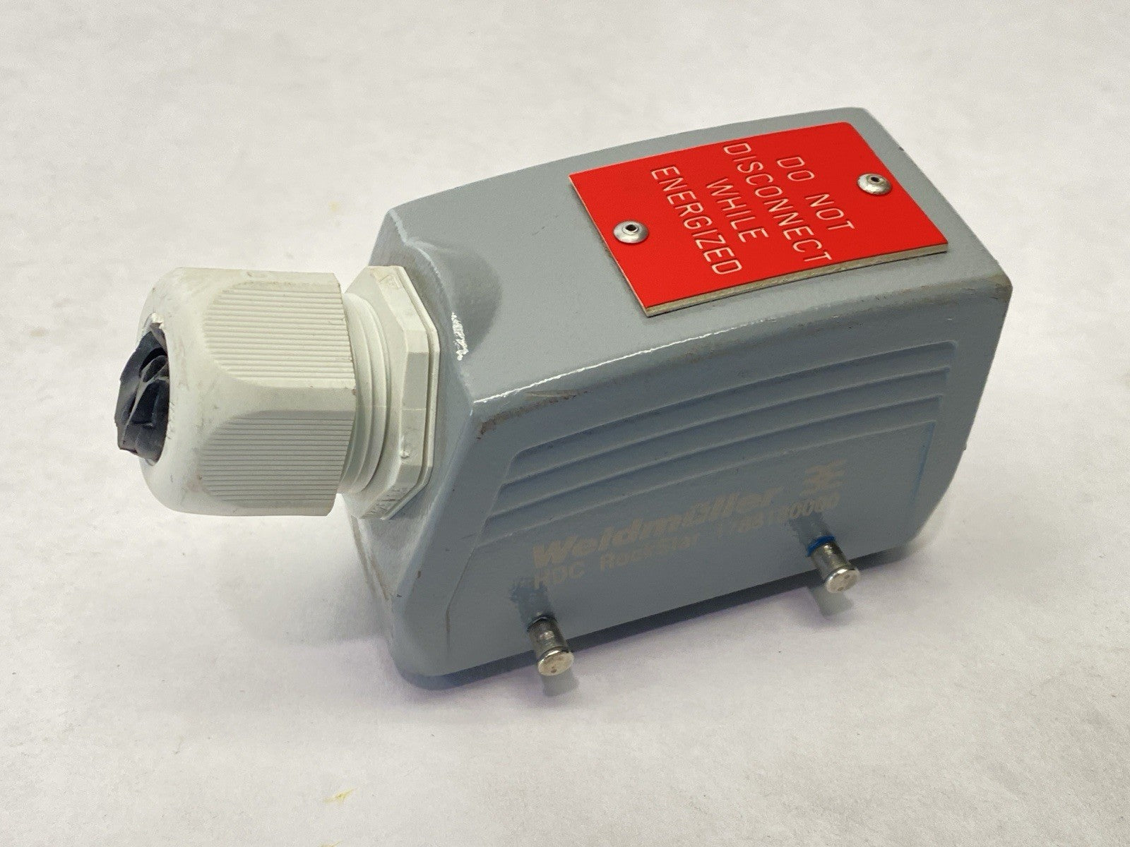 Weidmuller HDC HE 16 MS Male Connector 16P 16A 500V 1207500000 w/ 1788180000 - Maverick Industrial Sales