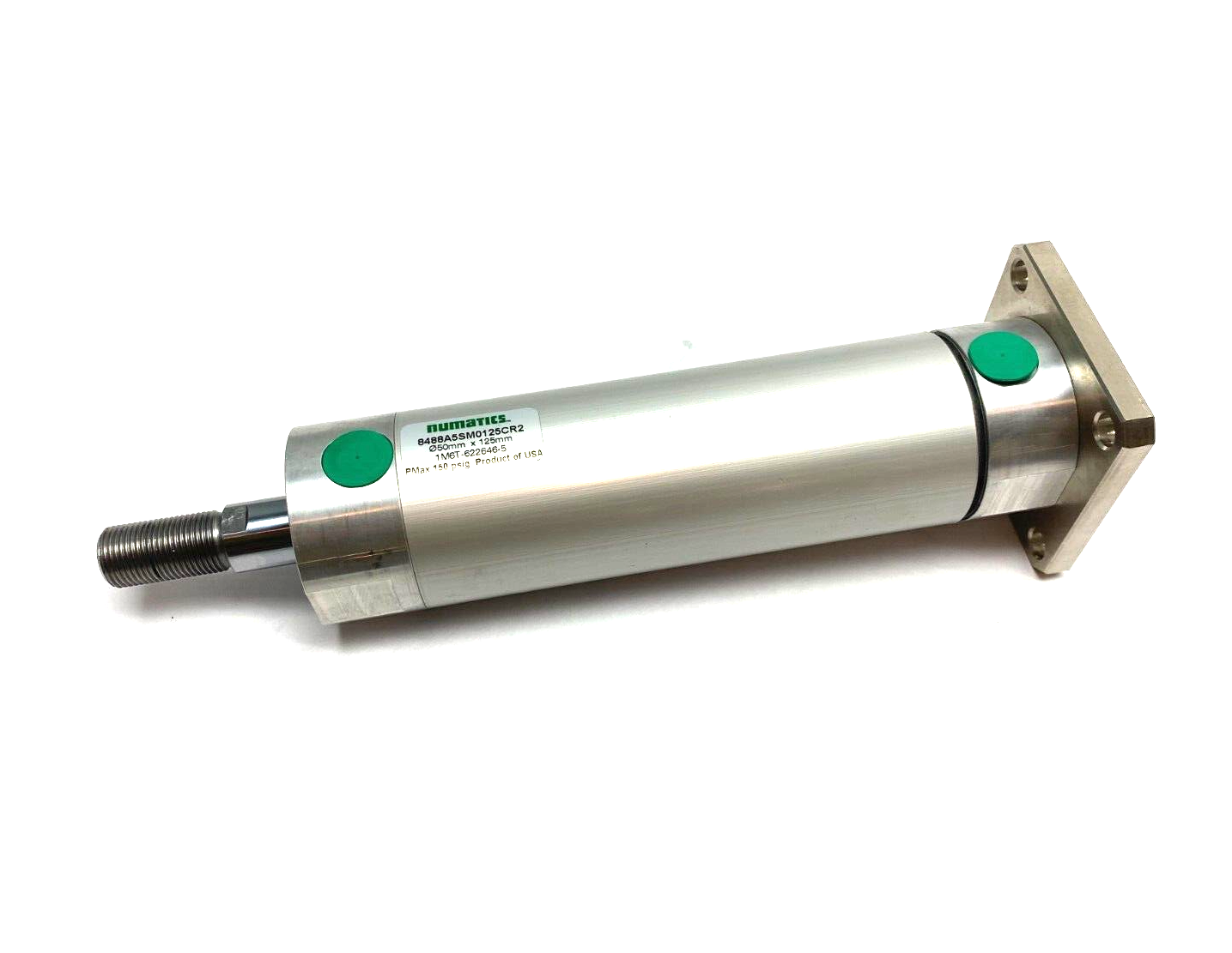 Numatics 8488A5SM0125CR2 Round Air Cylinder 1M6T-622646-5 PMax 150 psig - Maverick Industrial Sales
