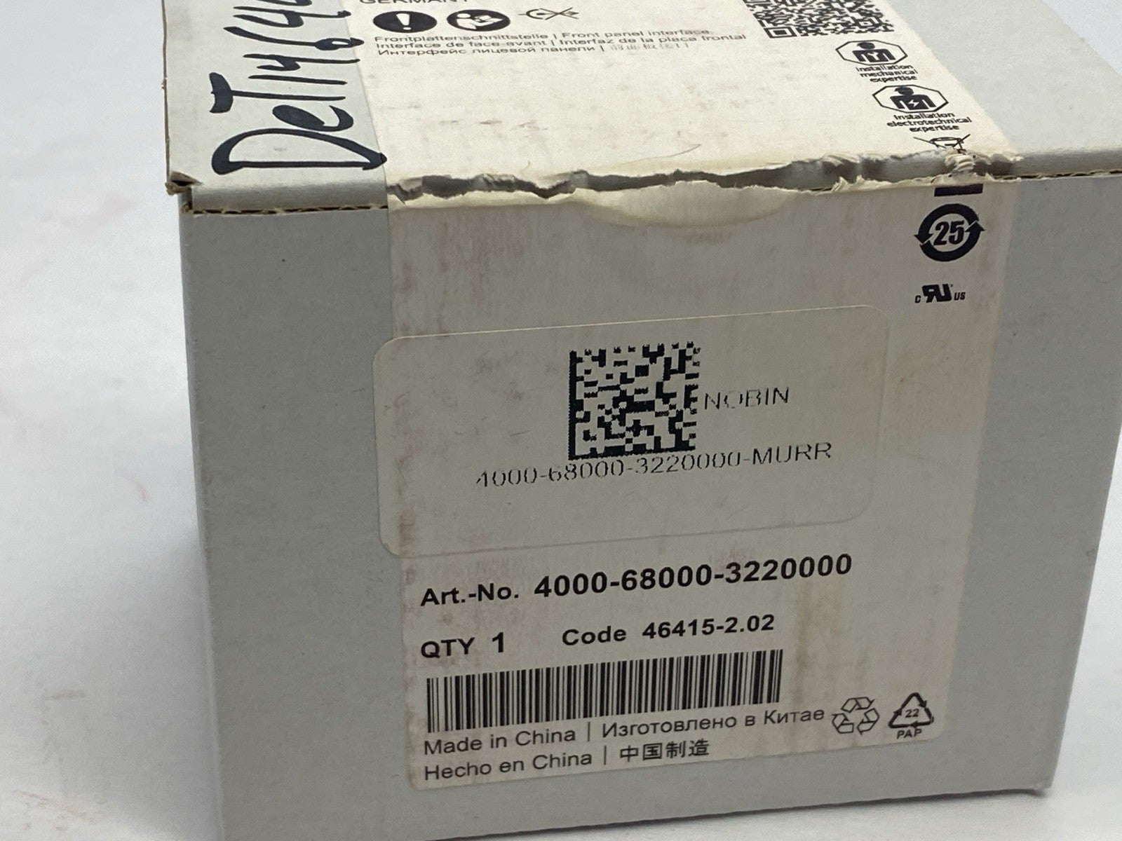 Murr Elektronik 4000-68000-3220000 ModLink MSDD Socket Insert 2x NEMA 5-15 - Maverick Industrial Sales