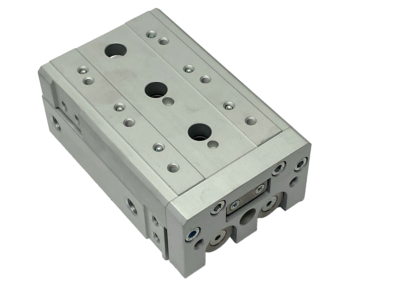SMC MXS20-50 Pneumatic Cylinder Dual Rod Slide Table 20mm Bore 50mm Stroke - Maverick Industrial Sales