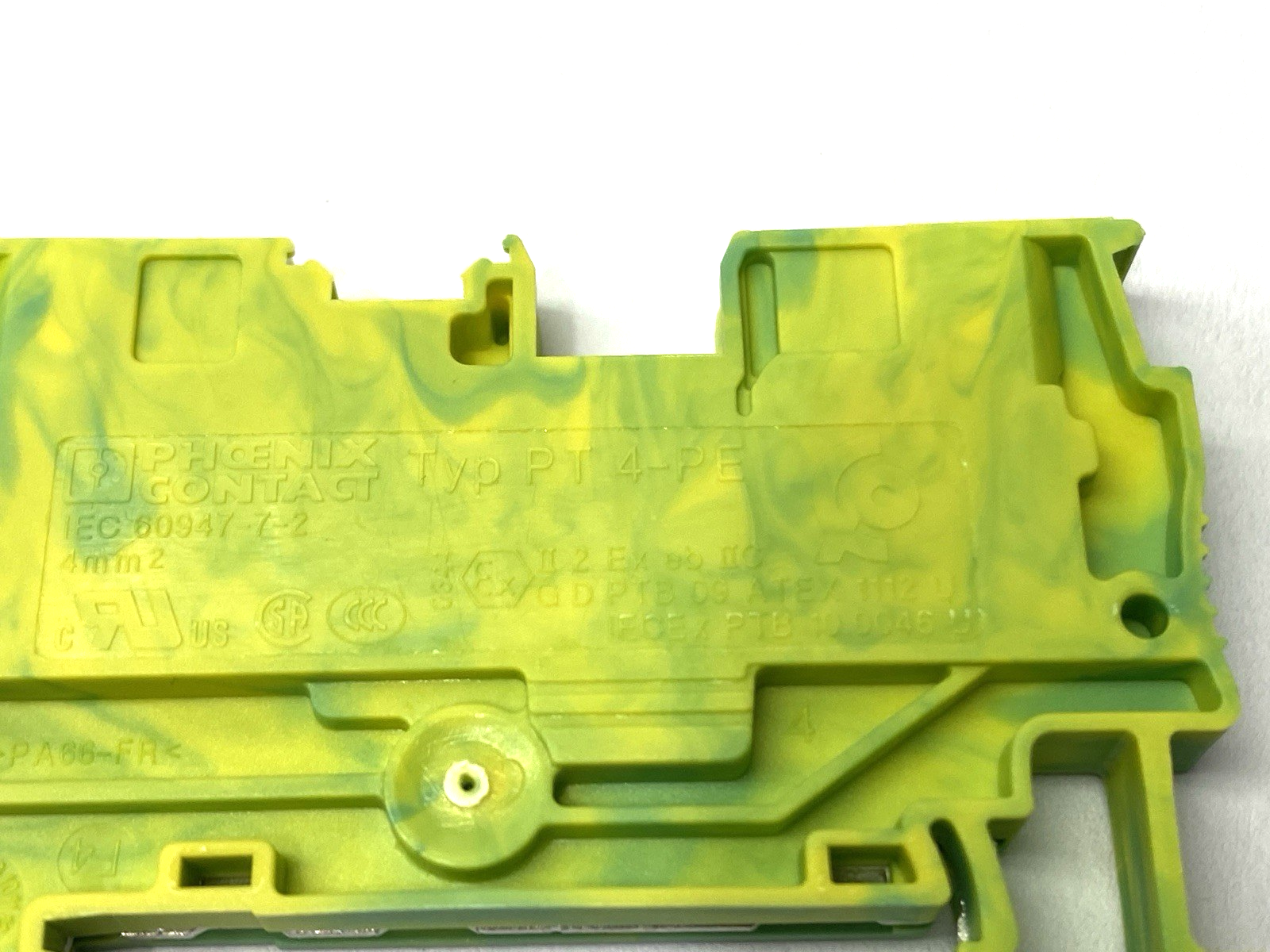 Phoenix Contact PT 4-PE Protective Conductor Terminal Block 3211766 LOT OF 6 - Maverick Industrial Sales