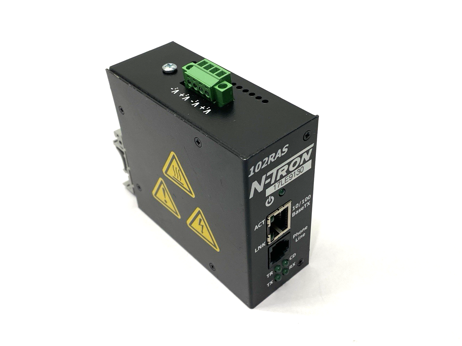 102RAS | N-TRON Industrial Remote Access Server 10-30VDC .35A - New – Open box - Maverick Industrial Sales