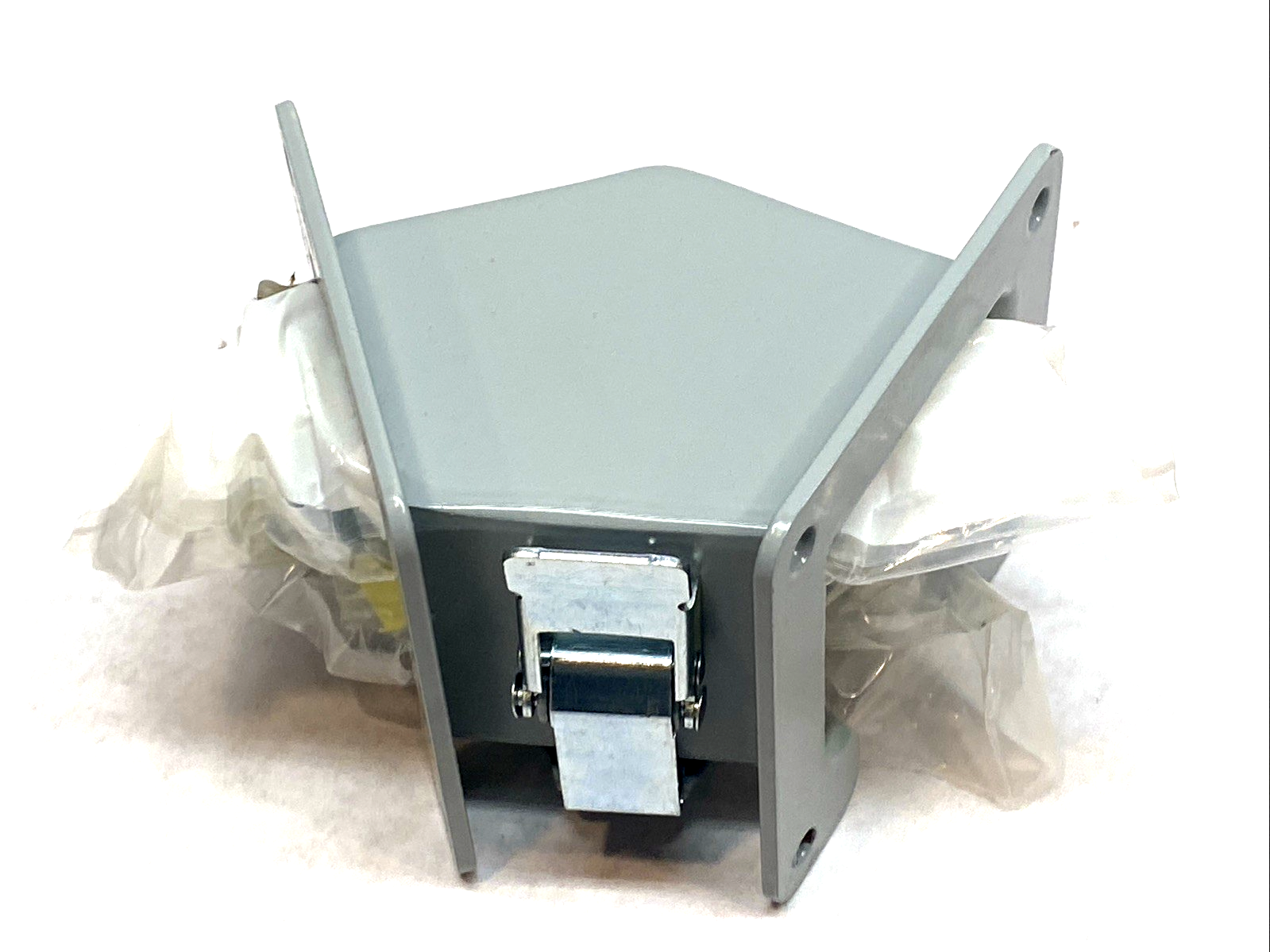 F22LE45A | Hoffman 45° Lay-In Wireway Elbow 2.5" x 2.5" Gray Steel Type 12 - New – Open box - Maverick Industrial Sales