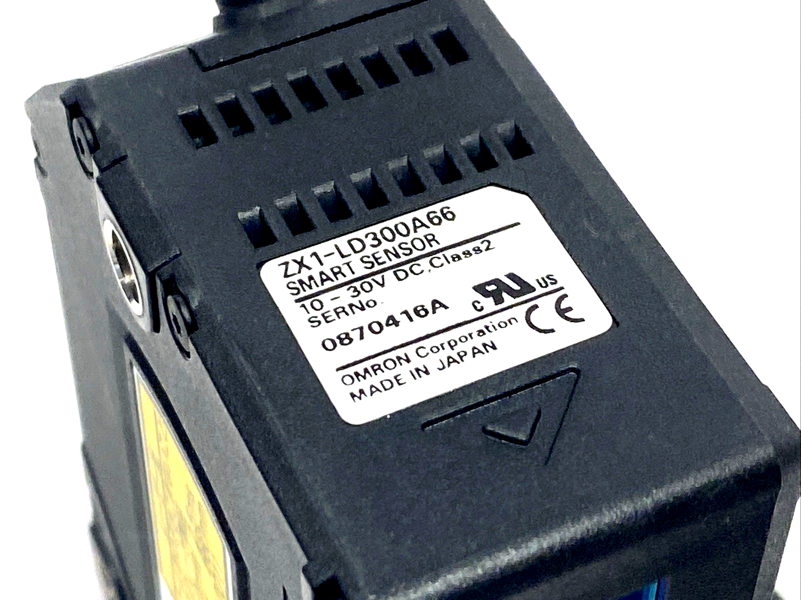 Omron ZX1-LD300A66 Laser Displacement Sensor, 0.5m Pigtail Connector, NPN - Maverick Industrial Sales