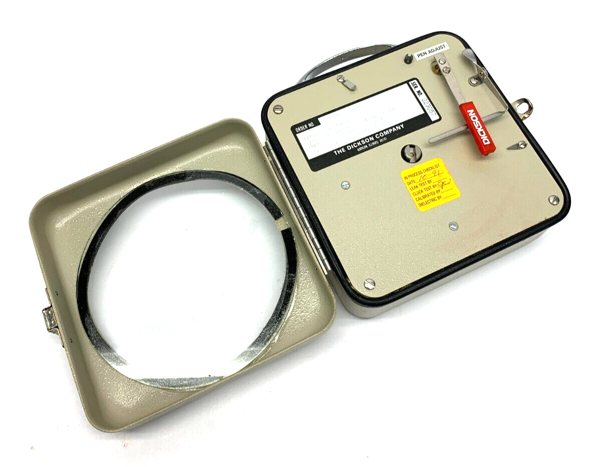 Dickson SC4-350C-B-7 Temperature Recorder 4" Chart 30/50C 7D #181 w/ Pen - Maverick Industrial Sales