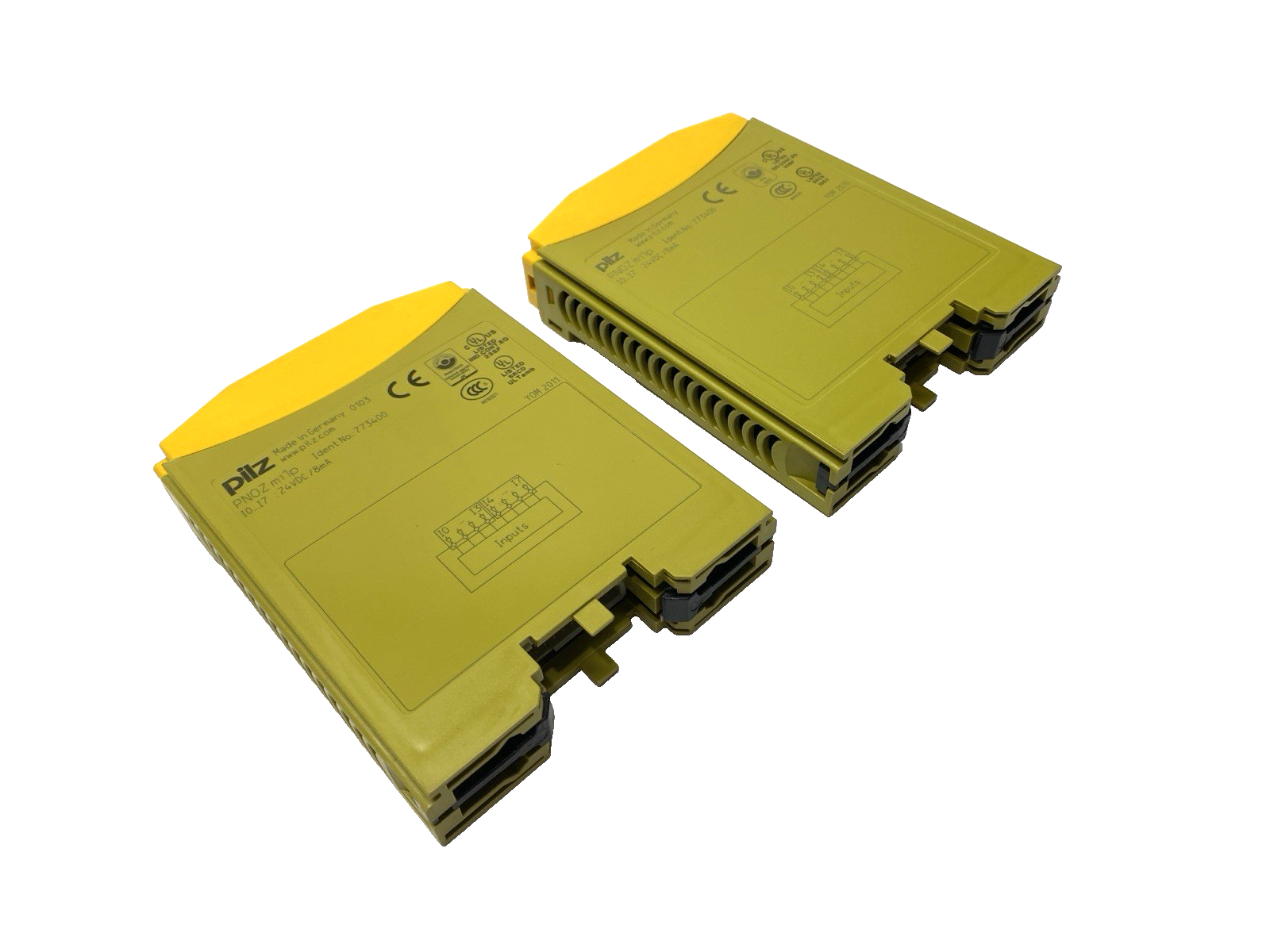 PNOZ mi1p | Pilz Safety Expansion Module 8-Input 773400 LOT OF 2 - For parts or not working - Maverick Industrial Sales
