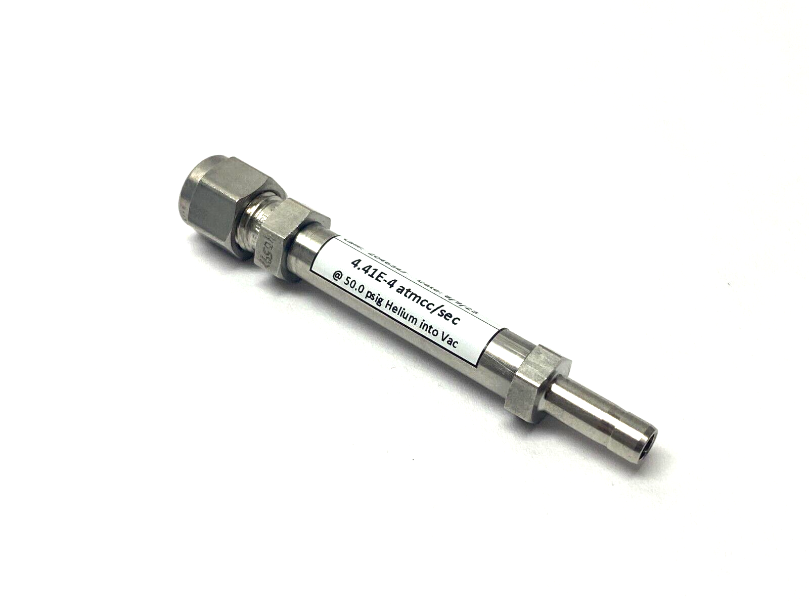 Inficon SPC-2016-G1 Helium Leak Detection Vacuum Jet Nozzle 4.41E-4 atmcc/sec - Maverick Industrial Sales