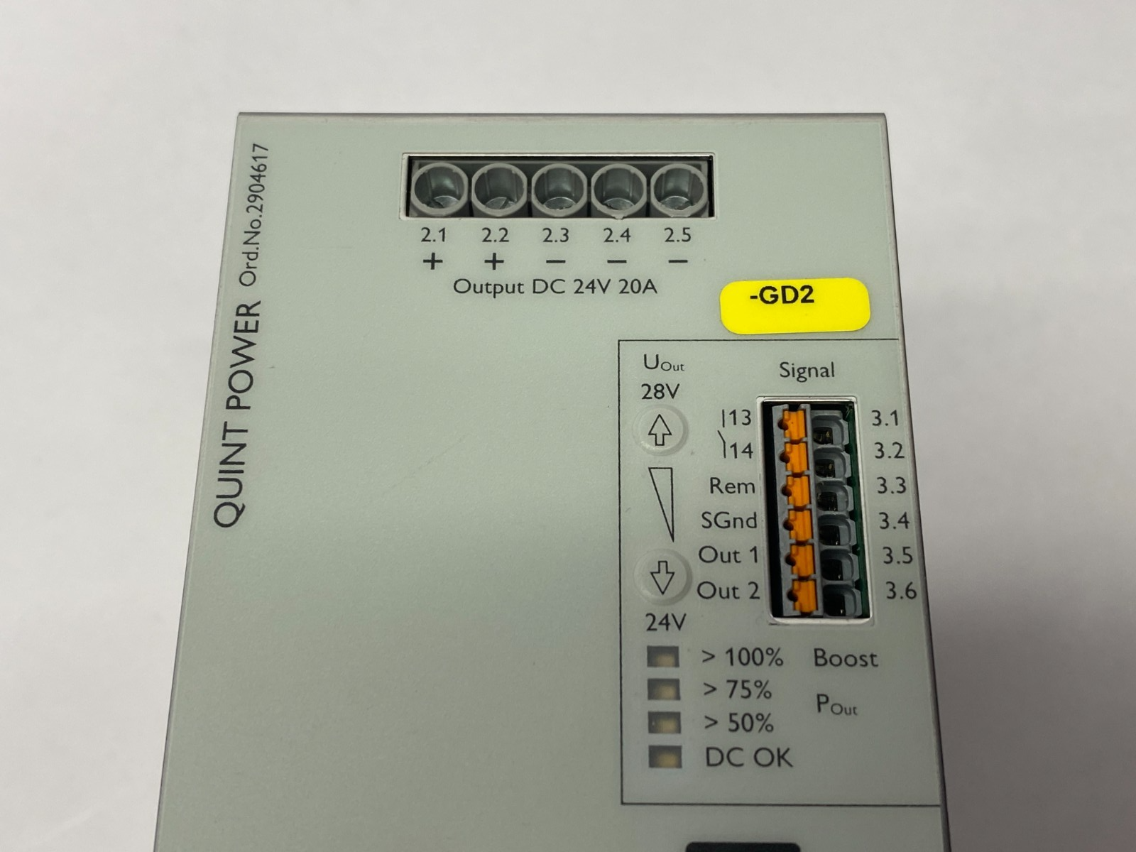 Phoenix Contact QUINT4-PS/1AC/24DC/20/+ Primary Switched Power Supply 2904617 - Maverick Industrial Sales