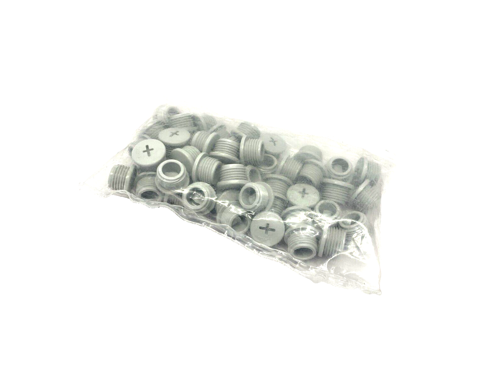 Bimed BMBS-11 (Y)(+) Industrial Round Plug/Stop M16X1.5 PA6, Gray, 50-PACK - Maverick Industrial Sales