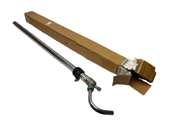 3BY48 | Dayton Hand Piston Drum Pump Stainless Steel 3/4" OD 55 gal MISSING HANDLE - New – Open box - Maverick Industrial Sales