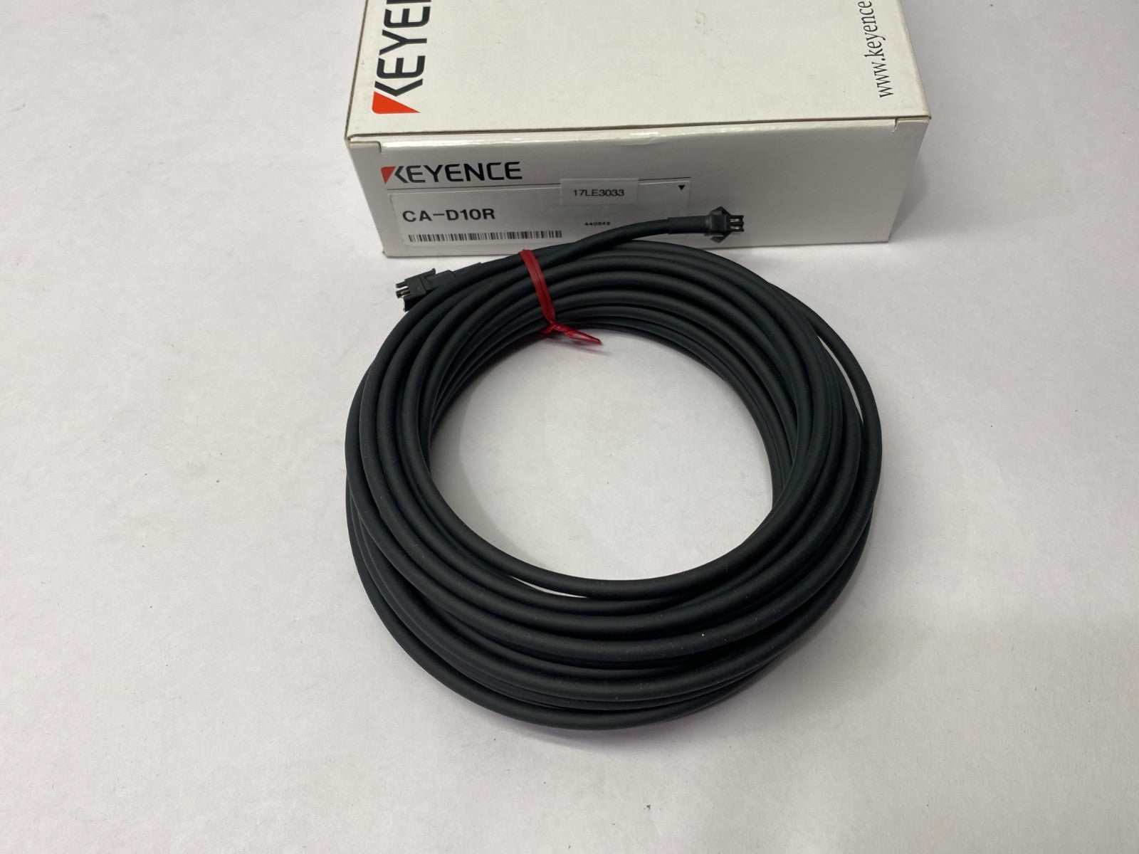 Keyence CA-D10R Flex-resistant LED Illumination Cable 10 m - New – Open box - Maverick Industrial Sales