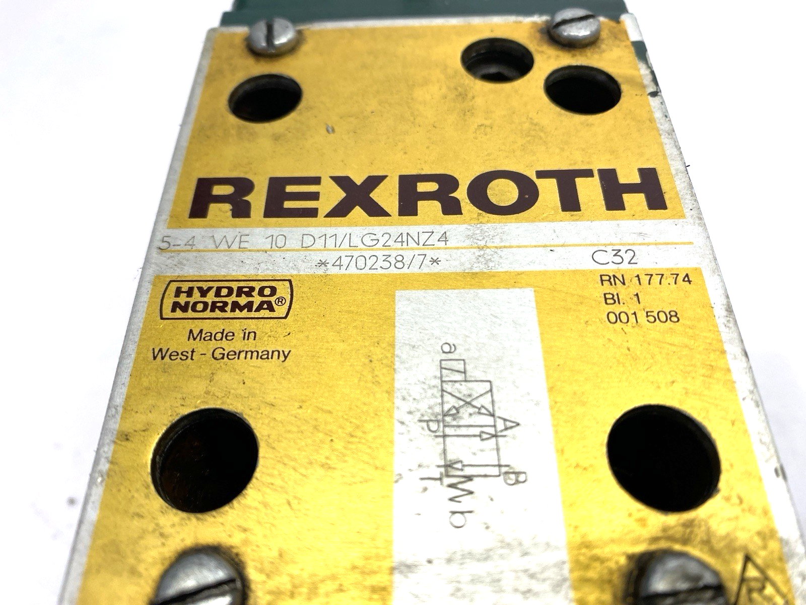 Rexroth 5-4 WE 10 D11/LG24NZ4 Solenoid Valve - Maverick Industrial Sales