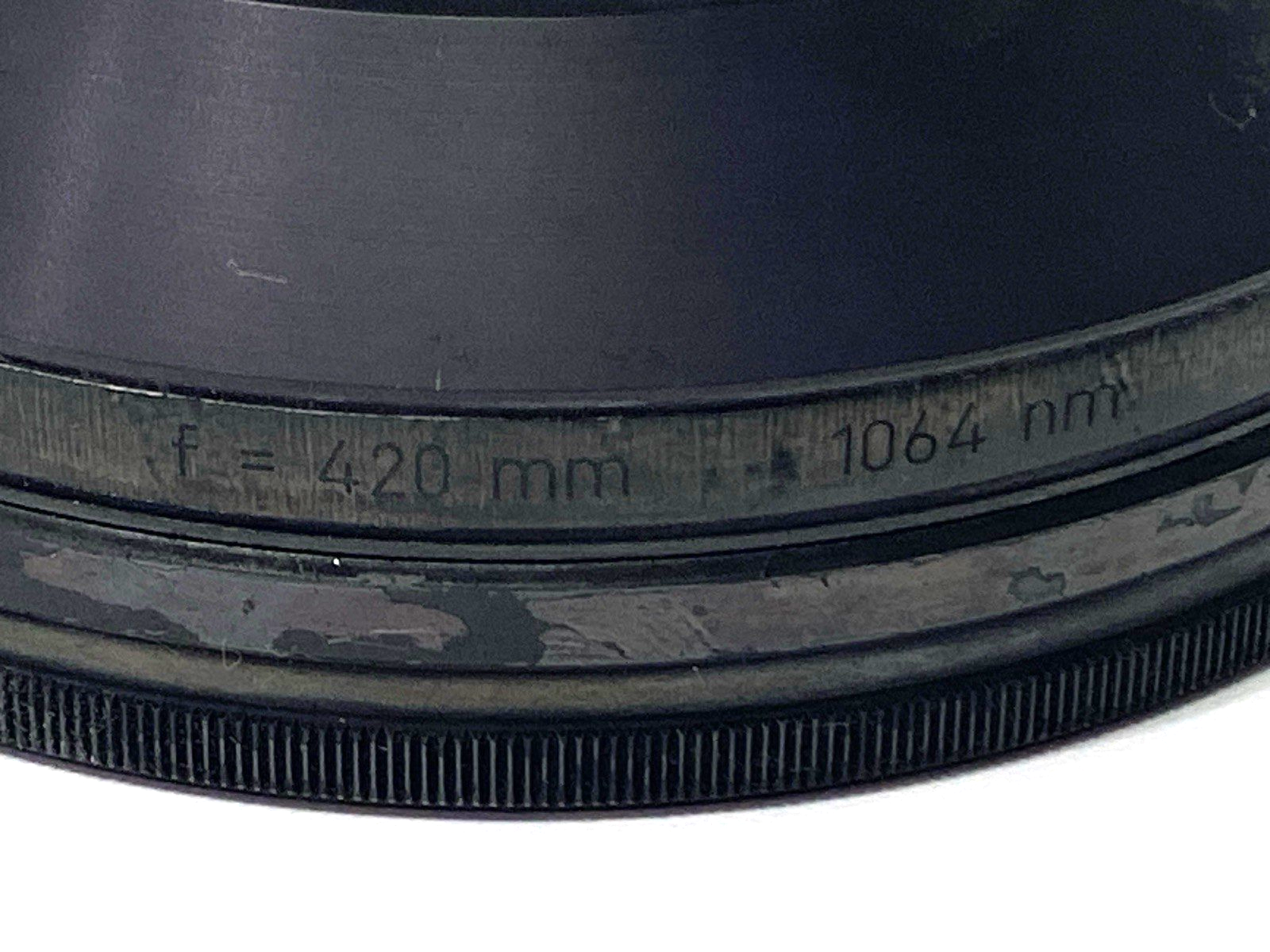 LINOS 4401-350-000-20/21 F-Theta-Ronar Lens F=420mm 1064nm - Maverick Industrial Sales
