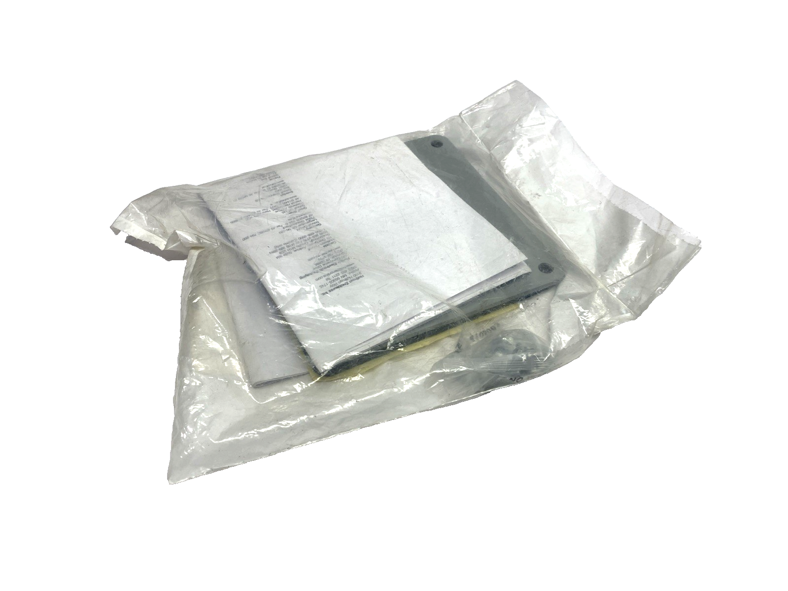 F44WP | Hoffman Feed-Through Wireway Closure Plate, 4" x 4" Gray, Mild Steel - New - Maverick Industrial Sales