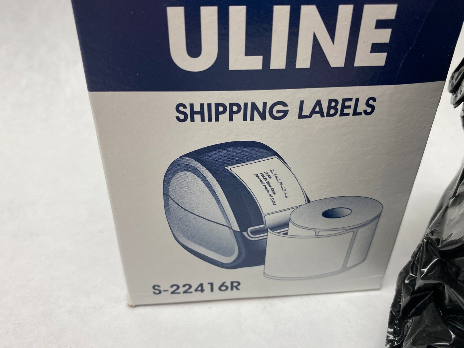 ULINE S-22416R Red Mini Printer Labels 4 x 6" ROLL OF 220 - Maverick Industrial Sales