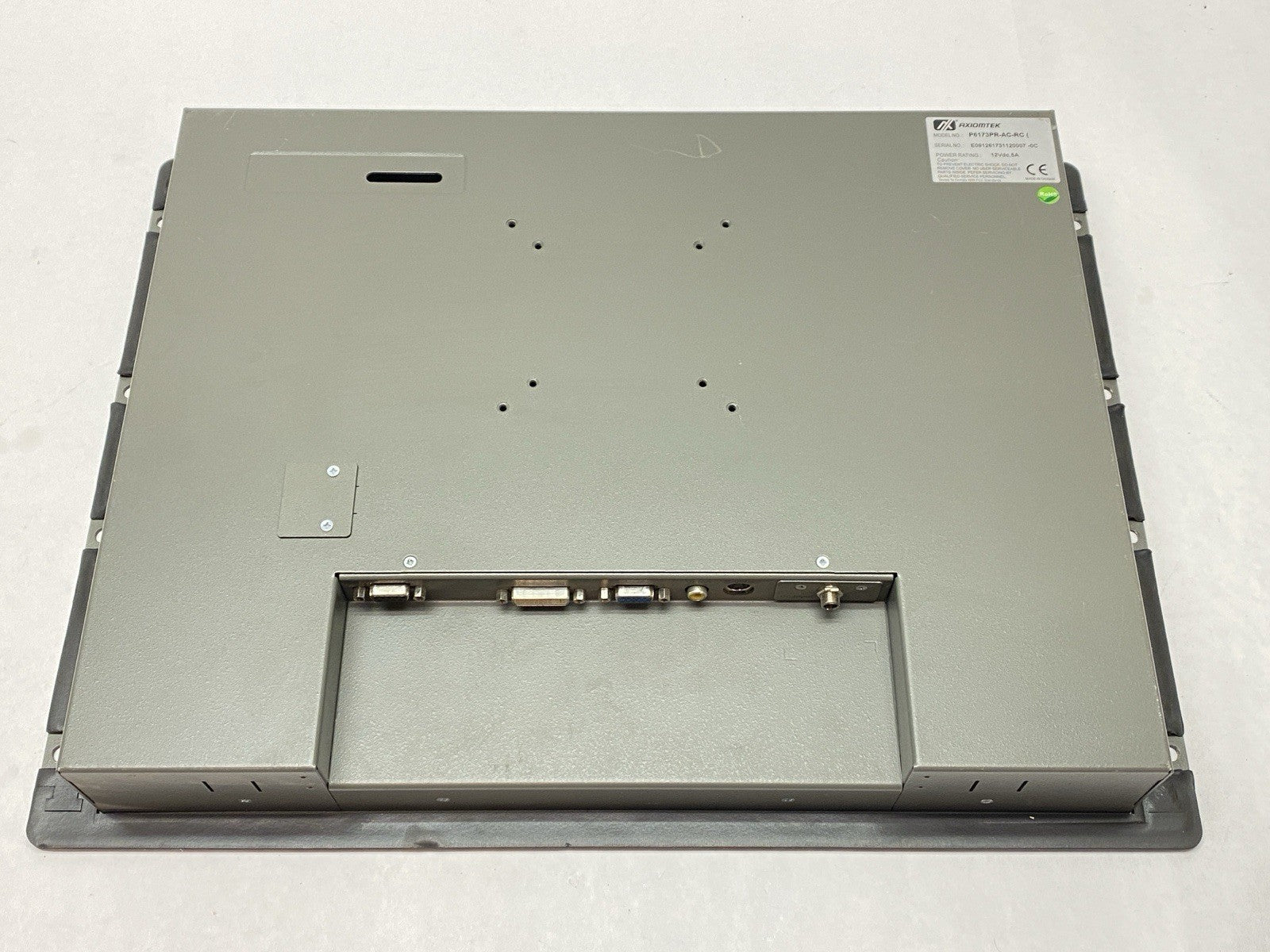 P6173PR-AC-RC | Axiomtek Panel Mount 17" SXGA TFT Industrial LCD Monitor - Used - Maverick Industrial Sales