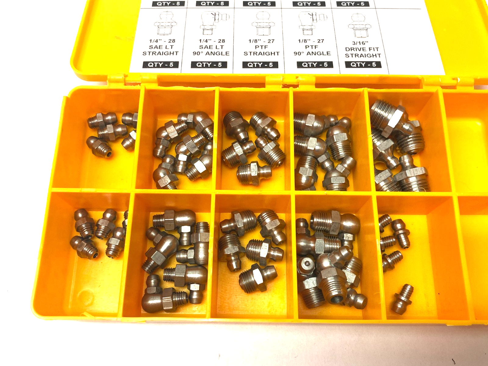 Westward 52PA22 Fractional Grease Fitting Kit 50 PCS - Maverick Industrial Sales