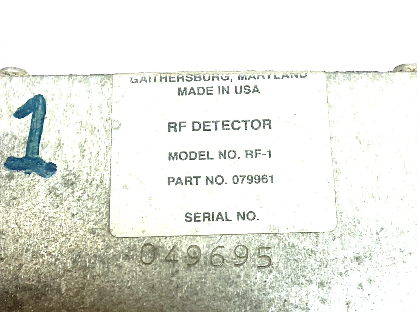 079961 | Fusion UV Systems RF Detector Module RF-1 - For parts or not working - Maverick Industrial Sales
