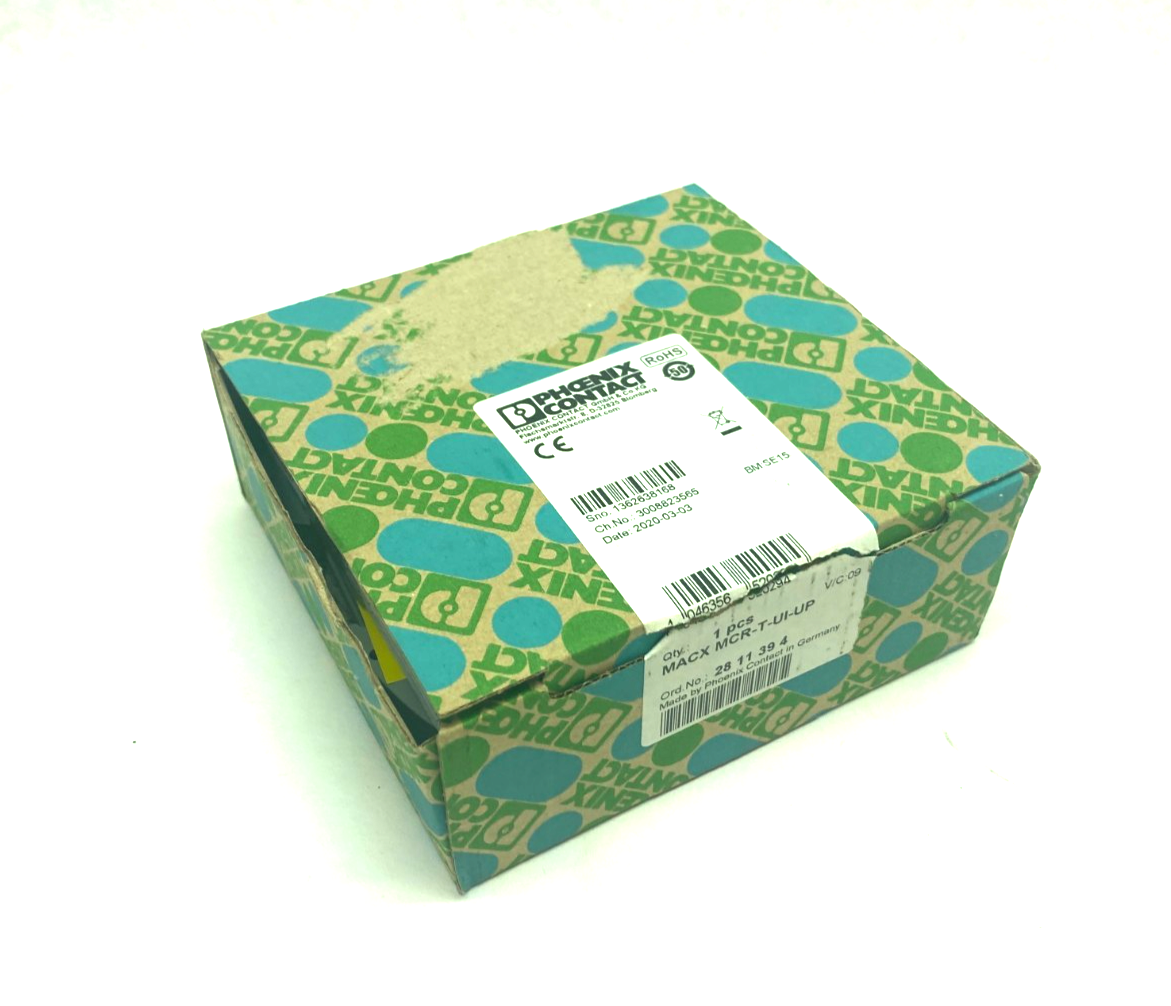Phoenix Contact MACX MCR-T-UI-UP Prgmbl Temperature Measuring Transducer 2811394 - Maverick Industrial Sales