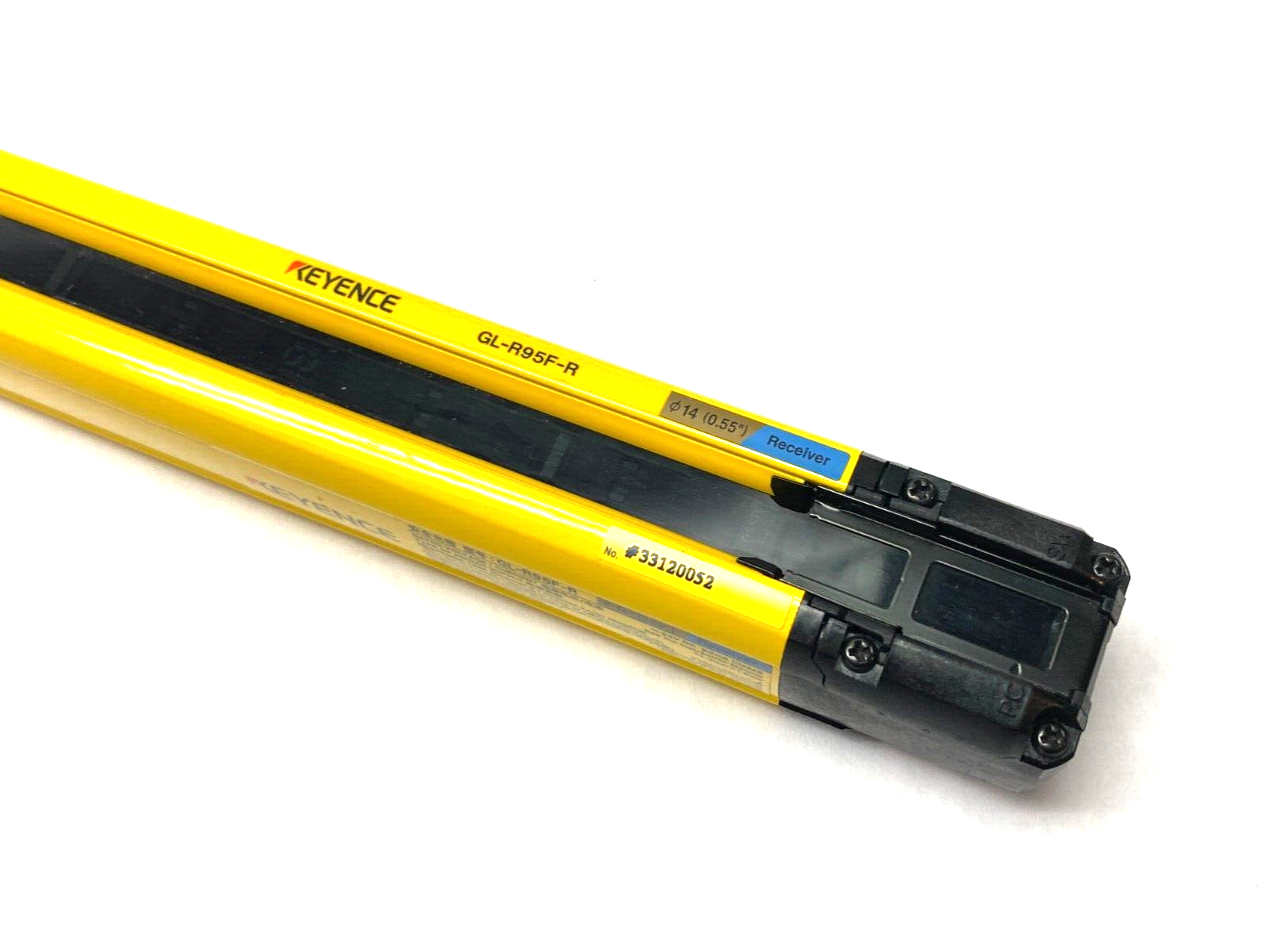 Keyence GL-R95F-R Safety Light Curtain Receiver Finger Protection Type 95 Axes - Maverick Industrial Sales
