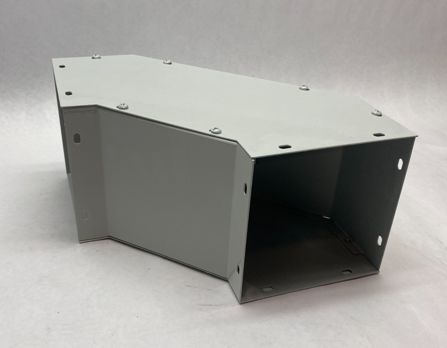 F66G90SE | Hoffman nVent Wireway Elbow Sweep 6" x 6" 90-Deg PAINTED WHITE - New – Open box - Maverick Industrial Sales