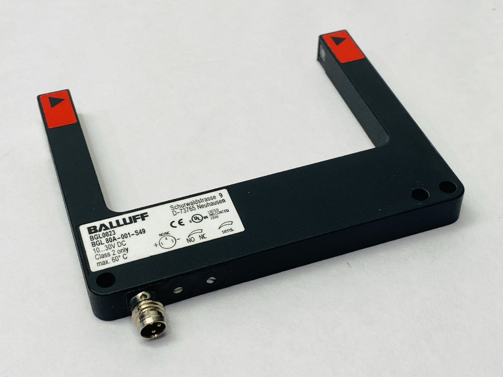 Balluff BGL0023 Photoelectric Fork Sensor 10 x 100 x 88mm BGL 80A-001-S49 - Maverick Industrial Sales