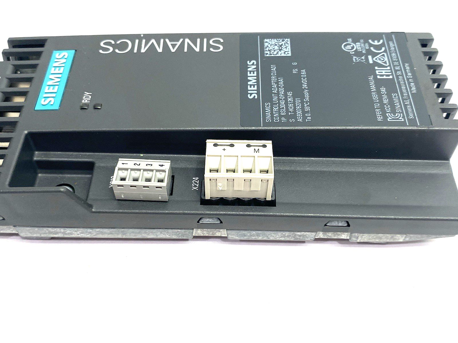 6SL3040-0PA00-0AA1 | Siemens SINAMICS Control Unit Adapter CUA31 for Power Module - Used - Maverick Industrial Sales