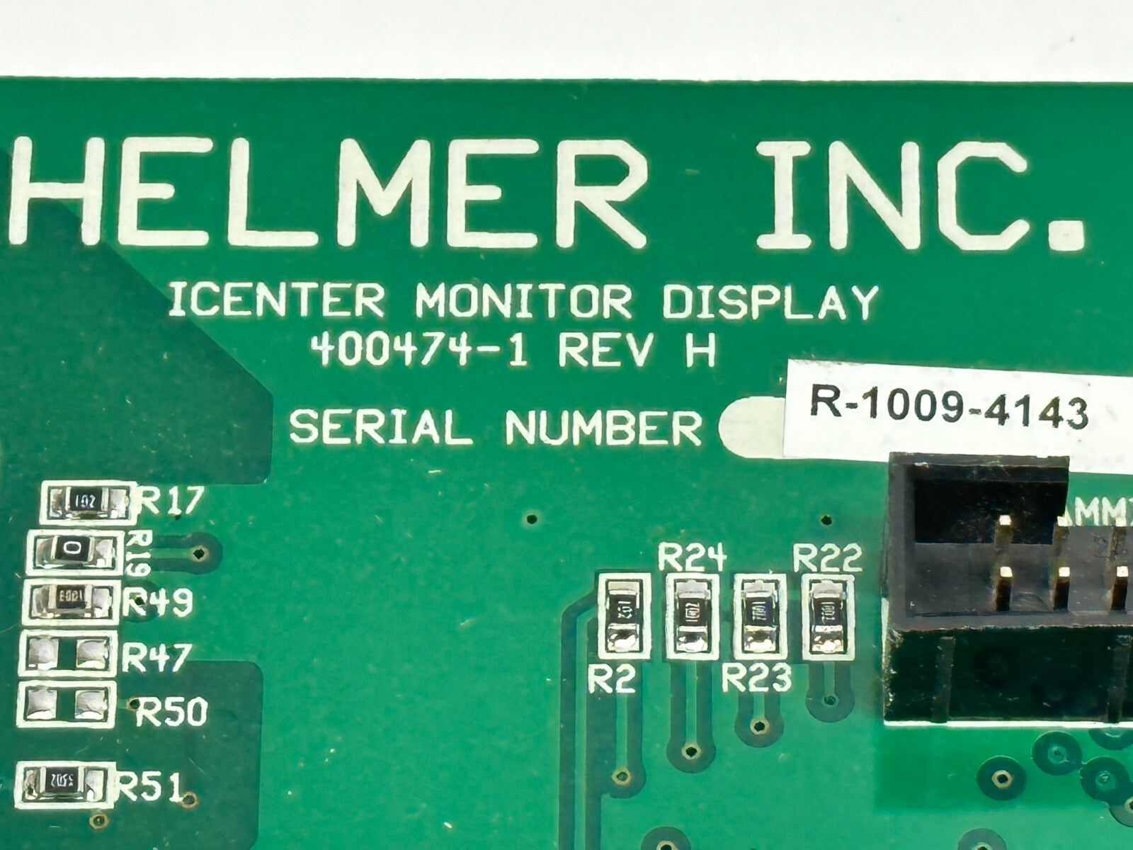 400651-2 | Helmer Scientific Control and Display Kit for Refrigerator - Used - Maverick Industrial Sales