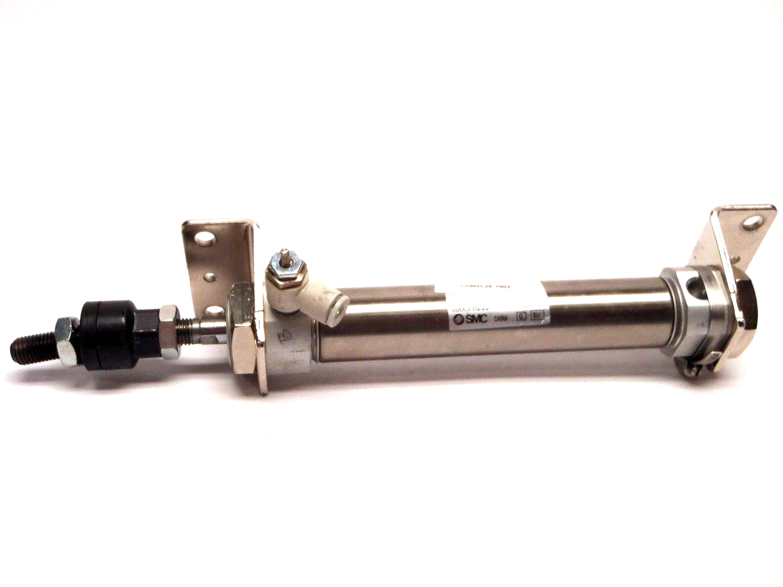 SMC CDM2L25-100Z Pneumatic Round Body Dual Acting Cylinder W/ JA30-10-125 Joint - Maverick Industrial Sales