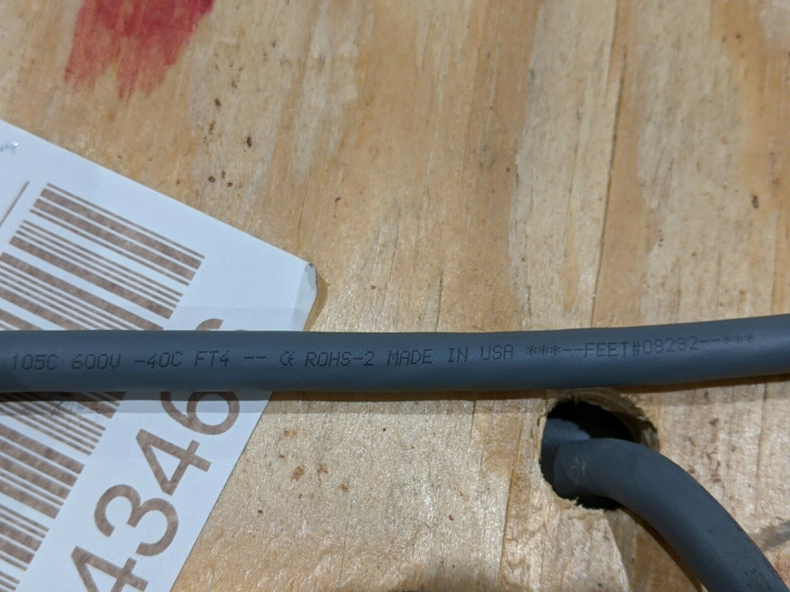 Southwire SF-2007-BK09-TPE 20 AWG 7C Motor Control Cable Wire LOT OF 10' FOOT - Maverick Industrial Sales