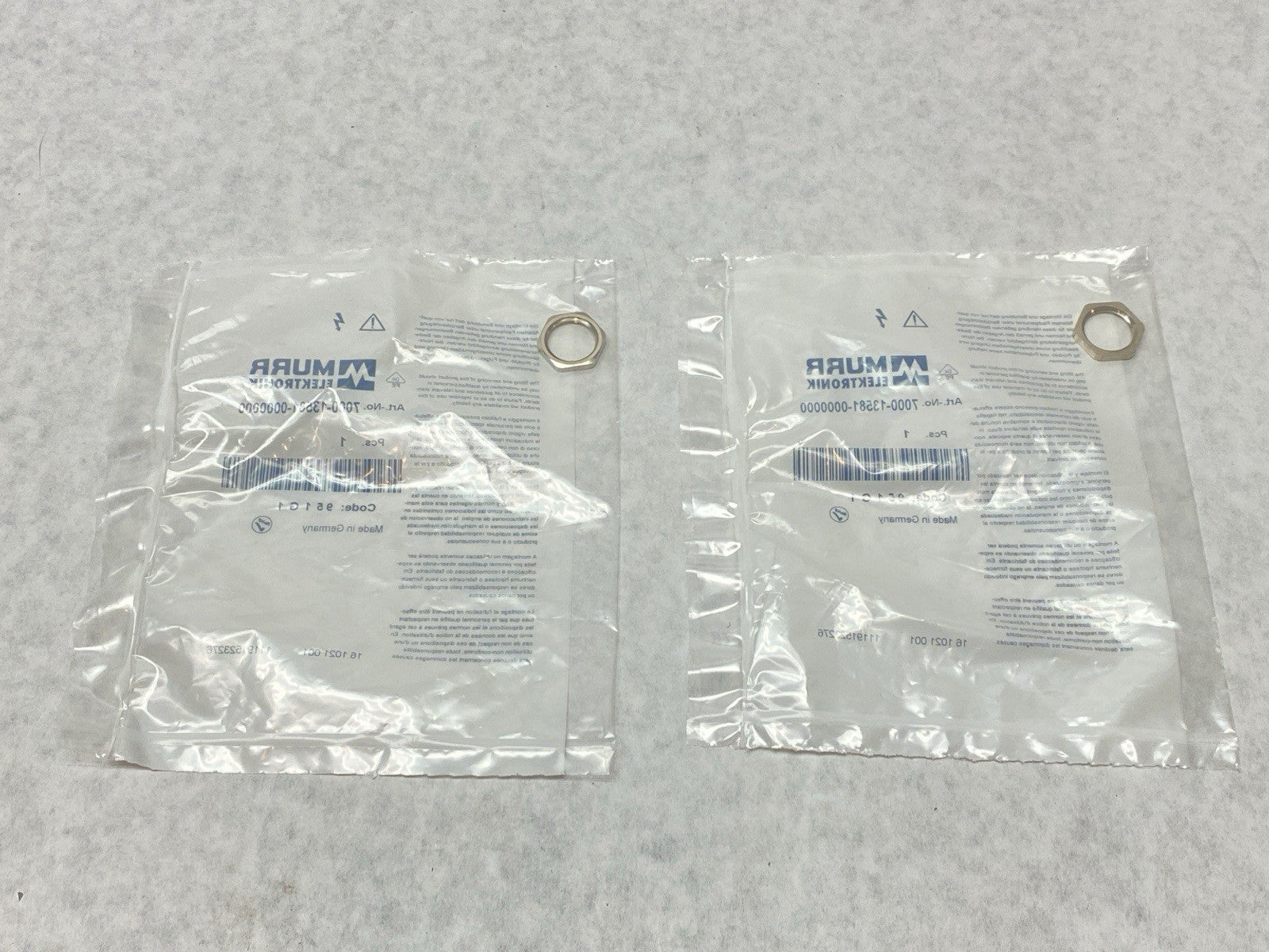 Murr Elektronik 7000-13581-0000000 Nut M16x1.5 for Flange Plug LOT OF 2 - Maverick Industrial Sales