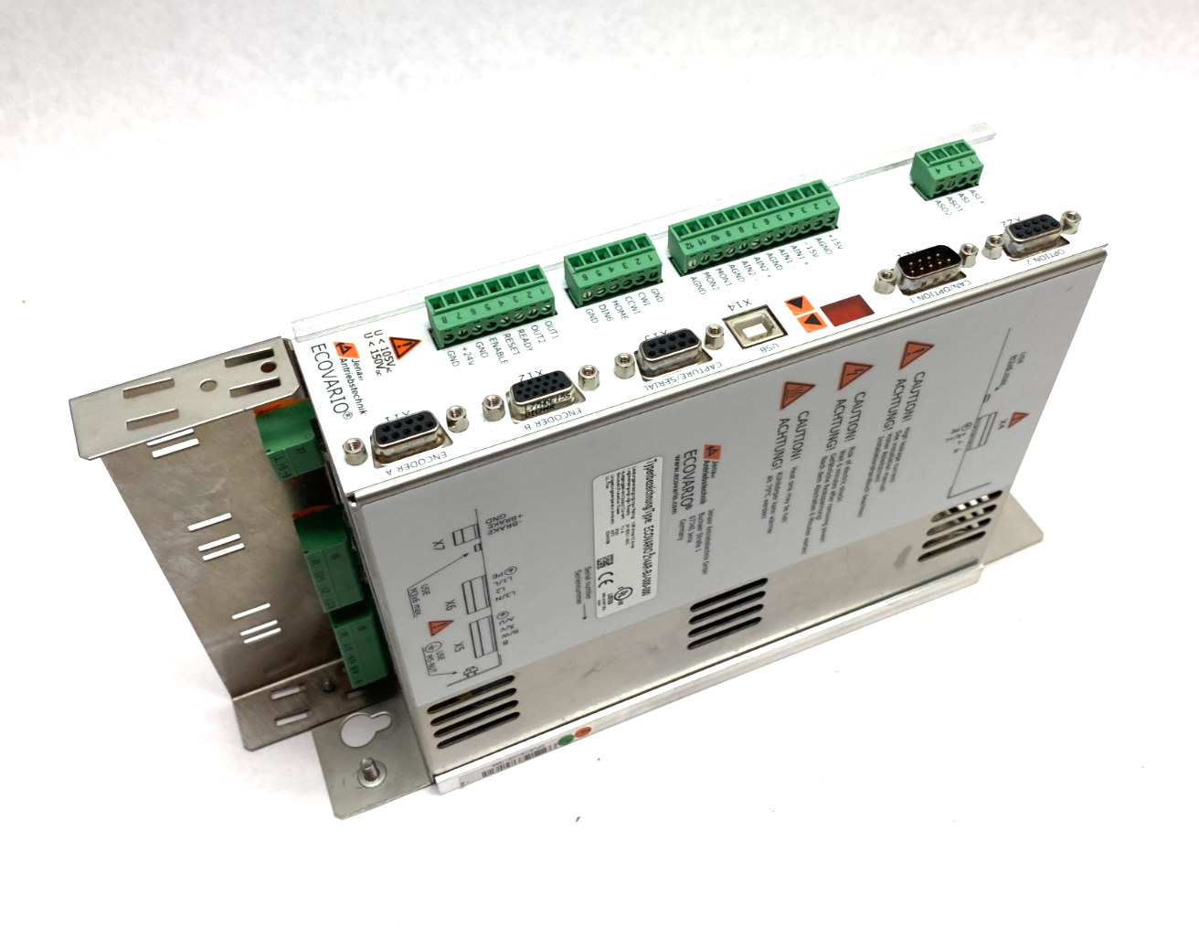 ECOVARIO 214AR-BJ-000-000 | Jenaer 1-Axis Servo Amplifier, CANopen/EtherCAT, STO - Used - Maverick Industrial Sales