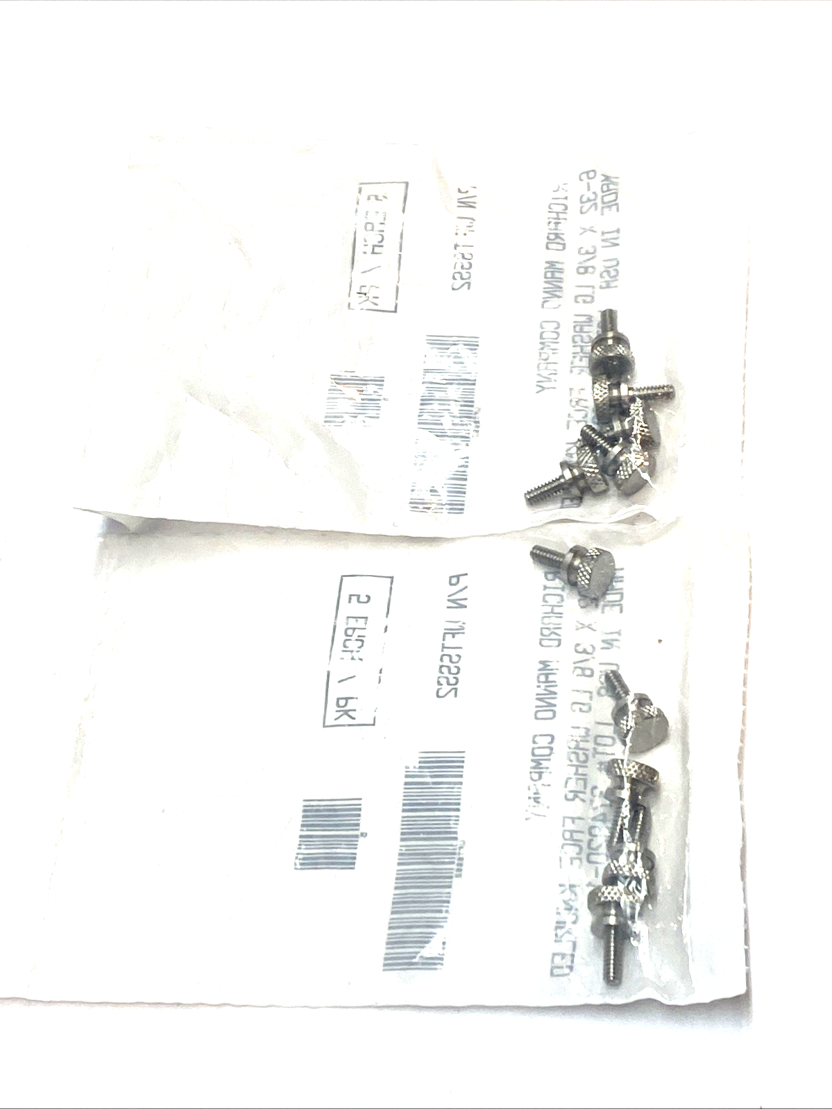 WFTSSS2 | Richard Manno Thumb Screw #6-32 x 3/8" Knurled Washer Face SS LOT OF 10 - New - Maverick Industrial Sales