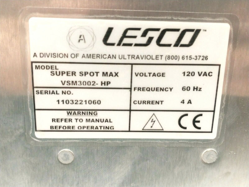 Lesco VSM3002-HP Super Spot Max UV Curing System - Maverick Industrial Sales