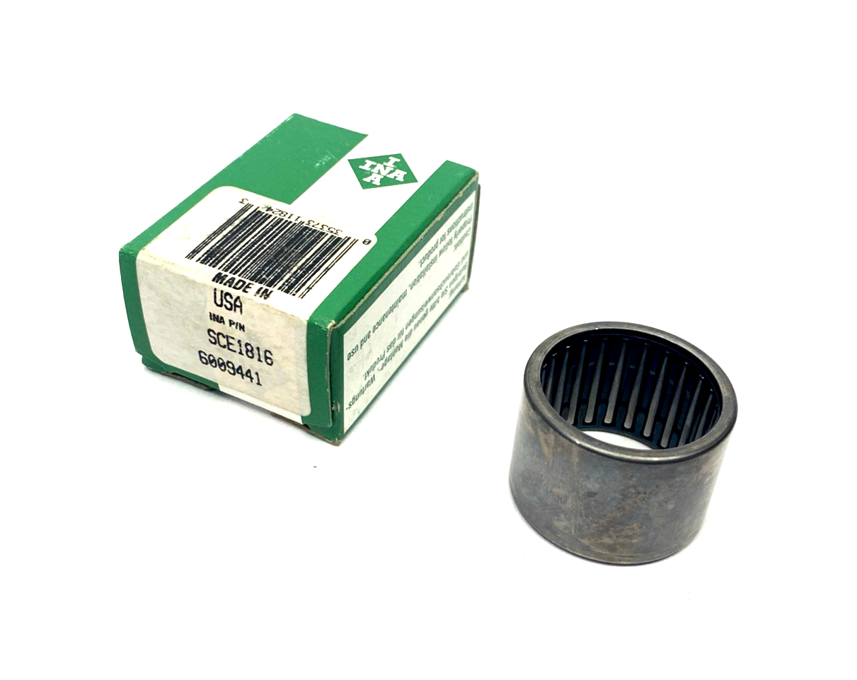 SCE1816 | INA Drawn Cup Needle Roller Bearing 1.125" Bore, 1.375" OD, 1" Wide 2PK - New - Maverick Industrial Sales