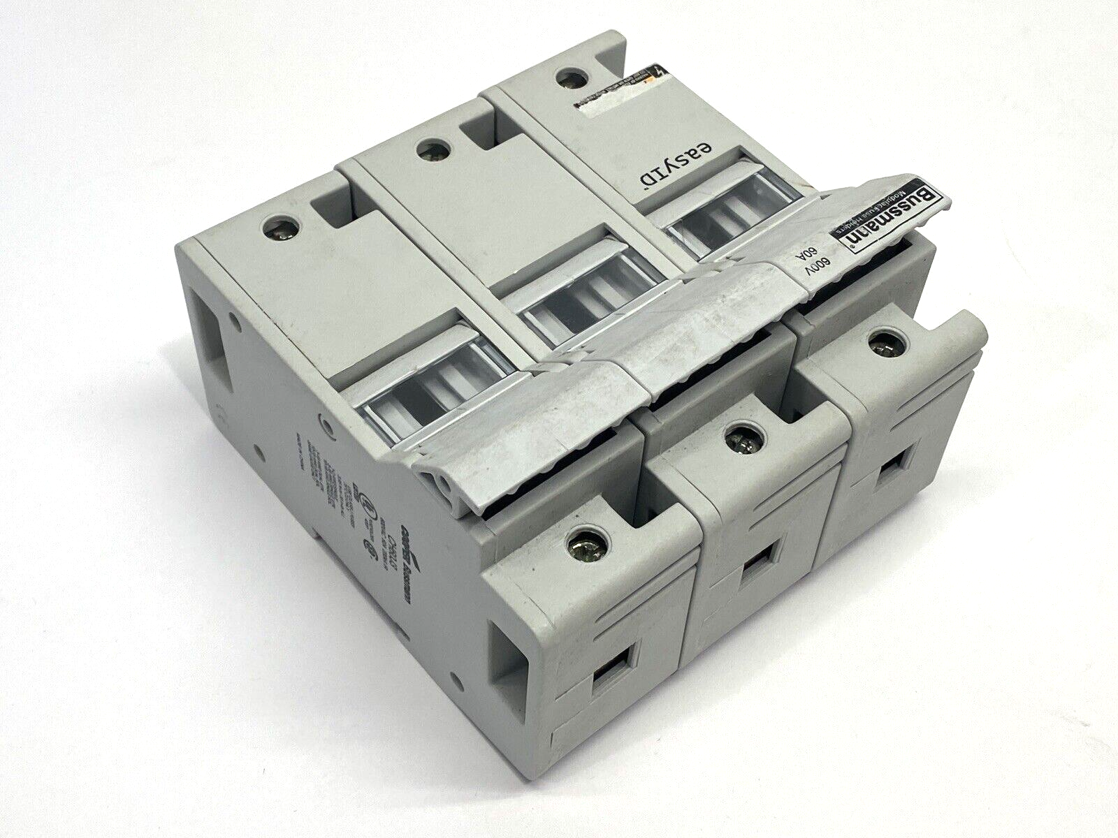 Cooper Bussmann CH60J3 Fuse Holder 600V 60A - Used - Maverick Industrial Sales