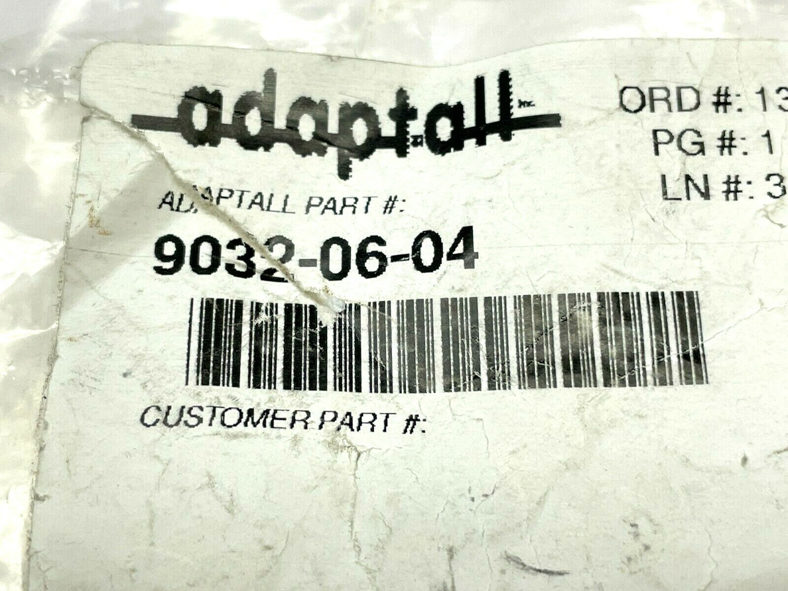 Adaptall 9032-06-04 Fitting Adapter BSPT Male 3/8" BSPP Female 1/4" LOT OF 13 - Maverick Industrial Sales