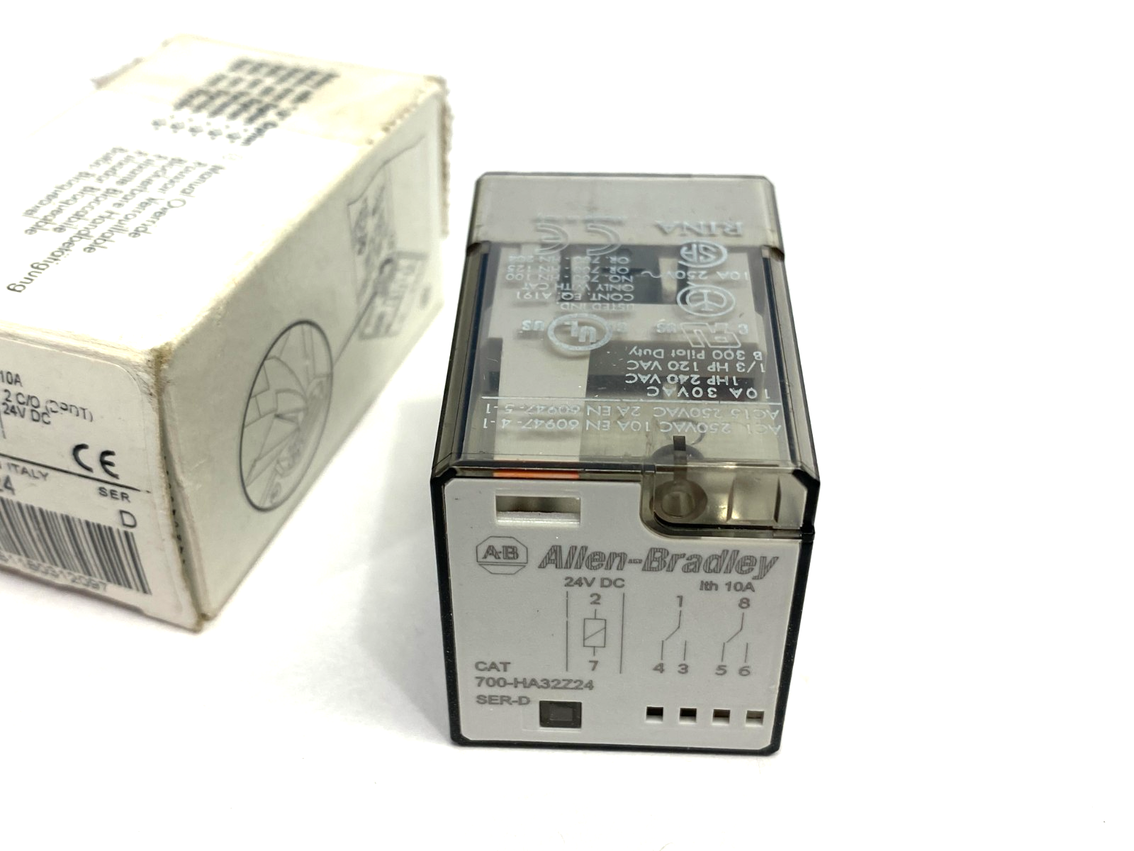 Allen Bradley 700-HA32Z24 Ser. D Direct Plug-In Relay 2 C/O 24VDC - Maverick Industrial Sales