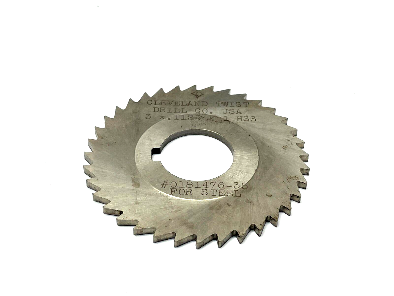 Cleveland Twist Drill Co. 0181476-35 Slitting Saw Blade 3 x .1125 x 1 - Maverick Industrial Sales