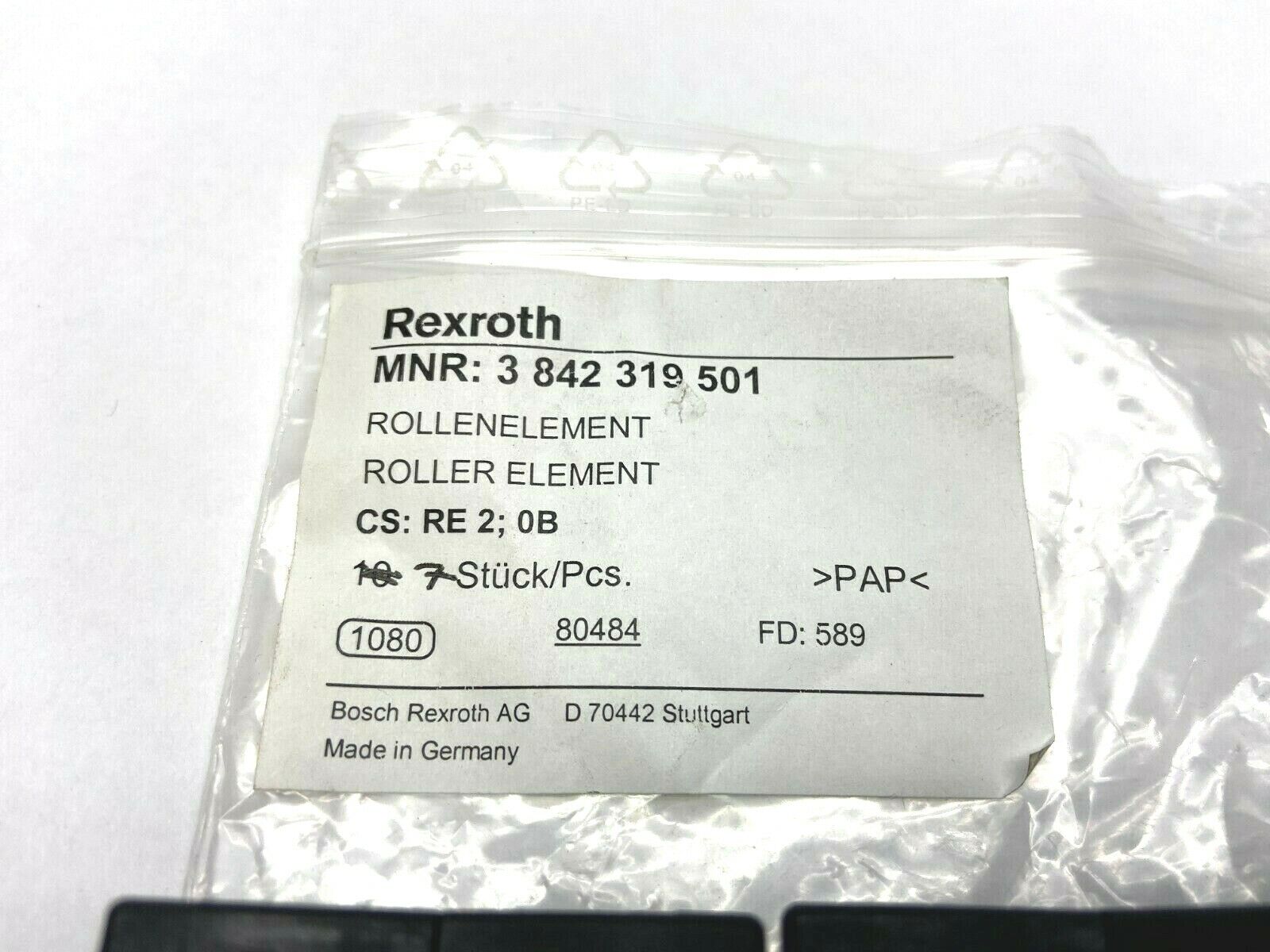 Rexroth 3 842 319 501 Flat Roller Element Bag of 7 - Maverick Industrial Sales