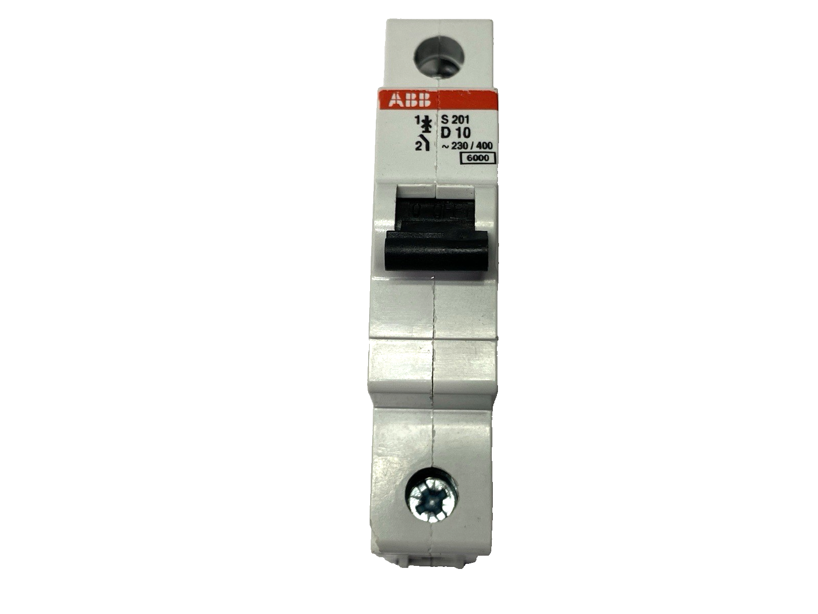 ABB S201-D10 Miniature Circuit Breaker 1-Pole 10A - Maverick Industrial Sales