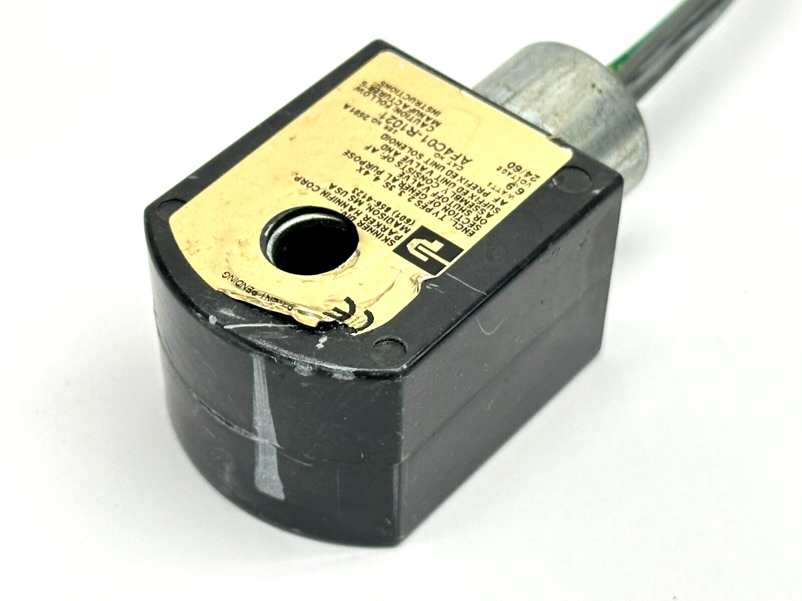 Parker AF4C01-R1021 Solenoid Valve Coil 24VAC 6.9W - Maverick Industrial Sales